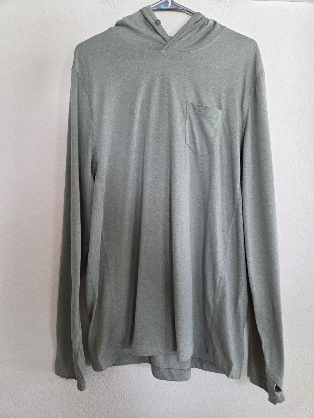 Poncho Men's Sweatshirt Hoodie Size Medium NWT The Boundary Waters - Picture 2 of 10